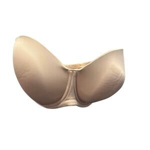 Wacoal Beige Nude Strapless Red Carpet Bra Size 40G Style 854119